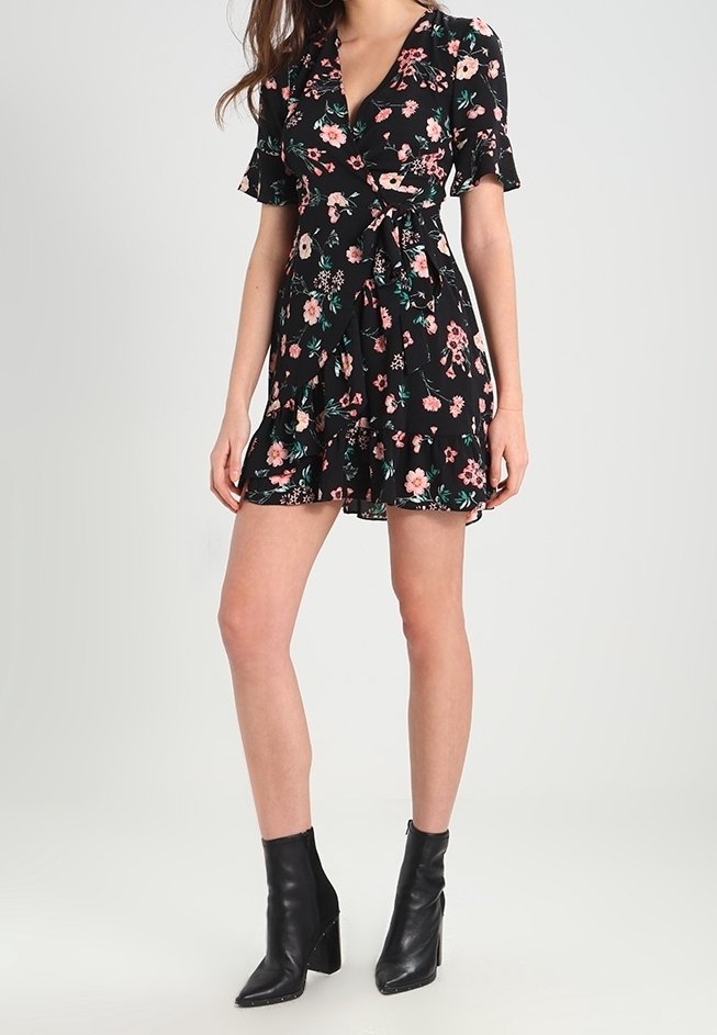 olivia newton john grease yellow dress Eloise Faux-Wrap Dress – Diane von Furstenberg HongKong