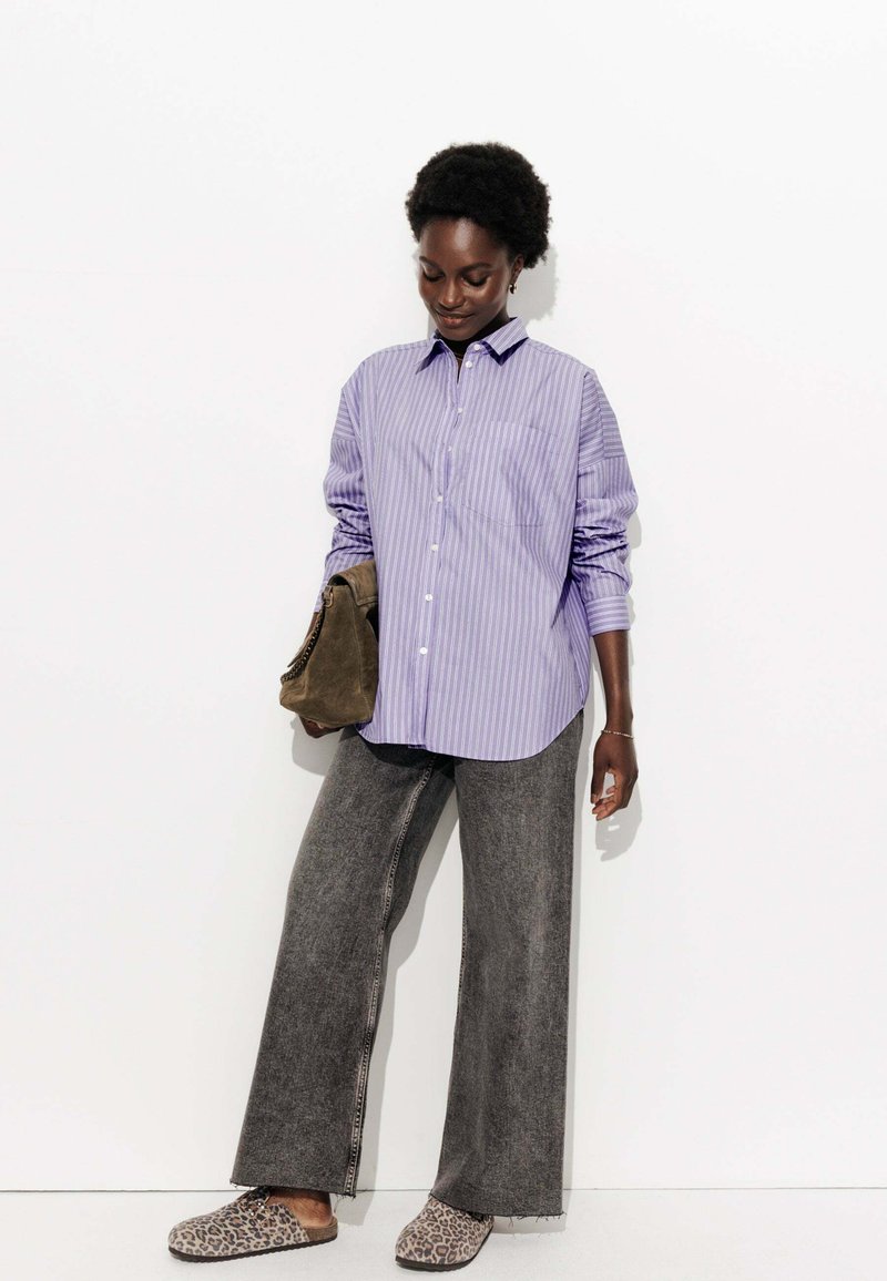 Chemisier Long Et Léger Lilas De La Marque Frapp - Taille 42 - Neuf Avec étiquettes