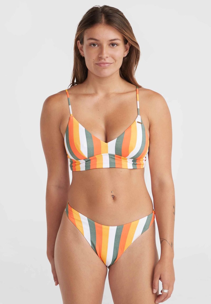 O'Neill - WAVE SKYE SET - Bikini - orange multistripe, Palielināt