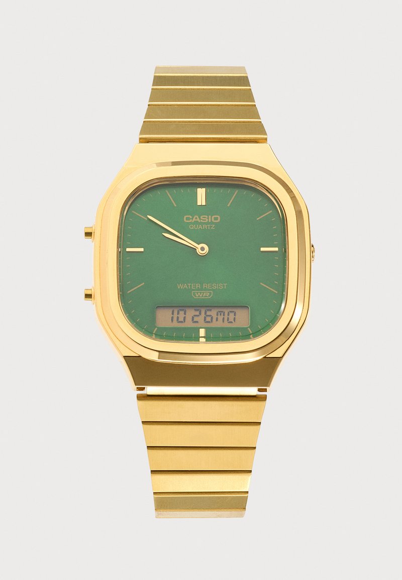 Casio UNISEX - Watch - green/gold-coloured - Zalando.ie