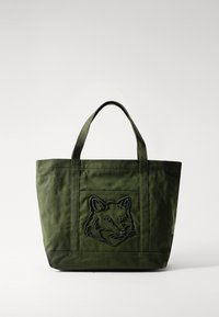 FOX HEAD LARGE UNISEX - Tote bag - ranger green