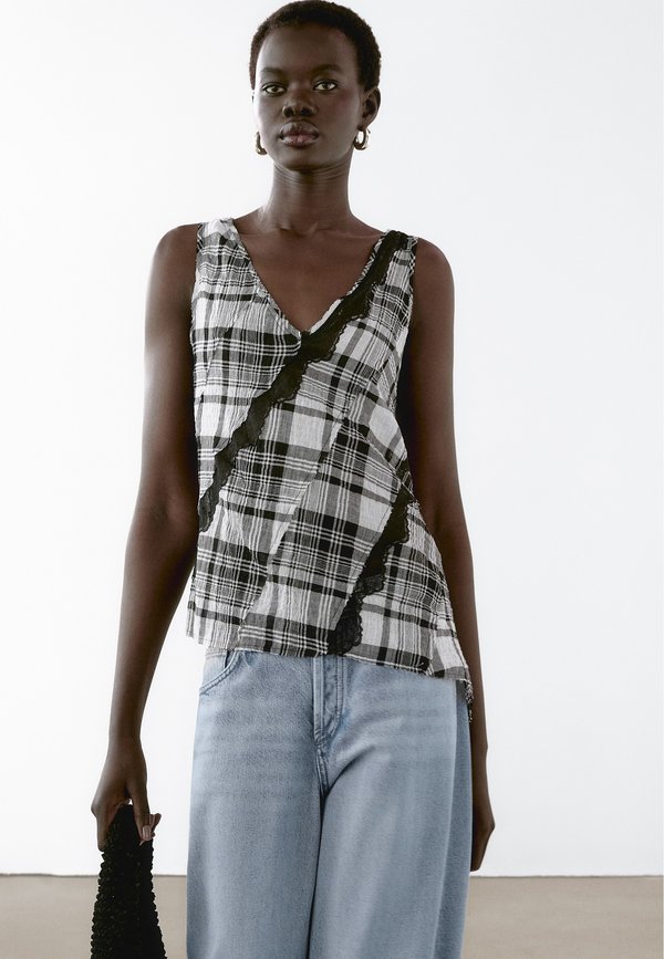 WITH RIBBONS DETAIL - Blouse