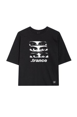 TRANCE EYES UNISEX - T-shirt imprimé - black