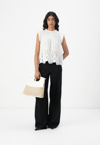 JDY JDYRIVER WIDE PANT - Bukse - black