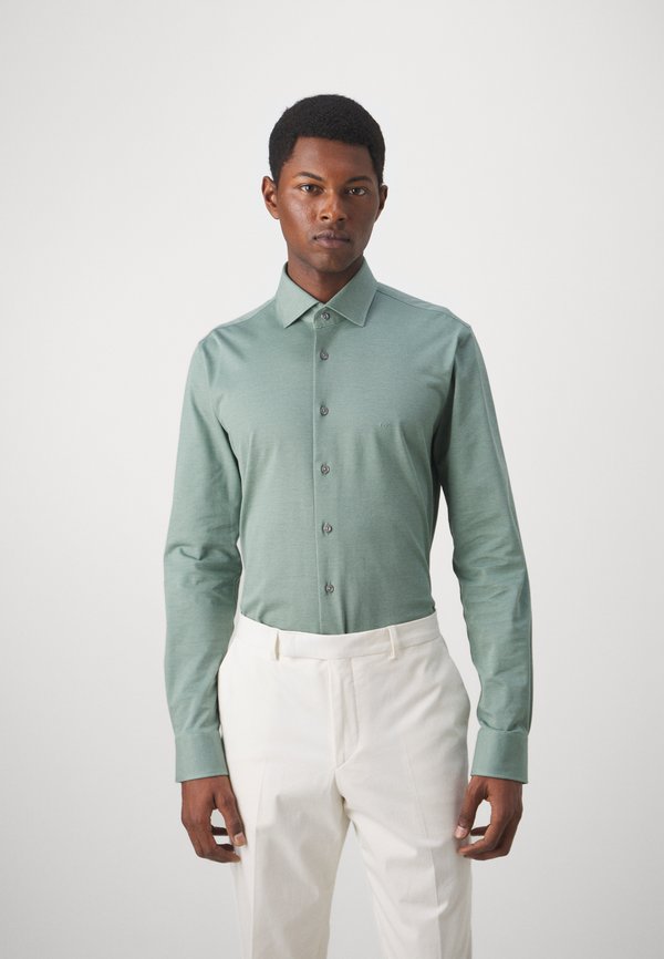 SOLID SLIM - Shirt - dark forest