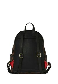 Sprayground PEEKING CHARACTER CHECK SAVAGE - Mochila - marrone e nero