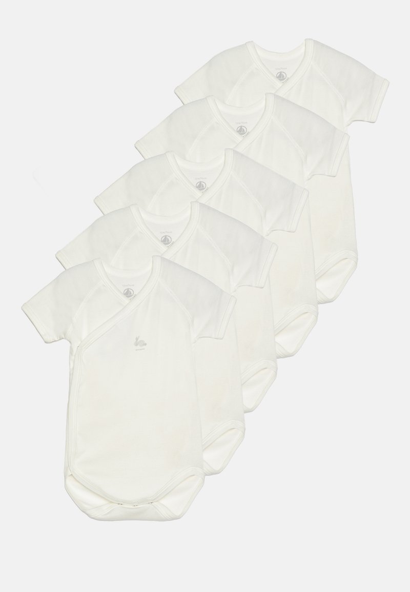 Petit Bateau BABY UNISEX 5 PACK - Fødselsgave /Dåbsgaver - white