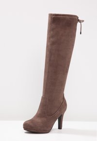 Anna Field Botas de tacón - taupe