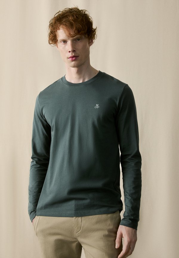 CREW NECK ,ICON CHEST PRINT - Long sleeved top - mangrove