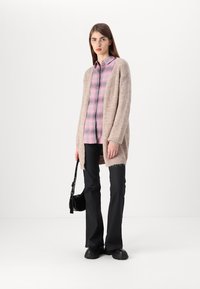 JDY JDYZOEY LIFE OPEN - Kardigan - chateau gray/melange