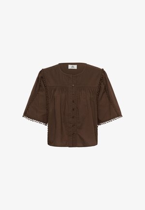 Karen by Simonsen, KBFRY BLOUSE - Blusa - chocolate martini