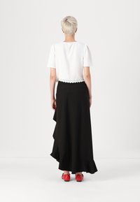 Sister Jane WATERFALL SKIRT - Maxiskjørt - black