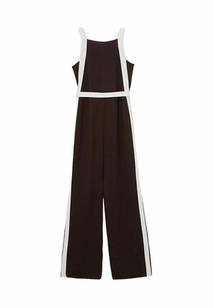 REGULAR FIT - SALMA - BLOCK WIDE-LEG - Jumpsuit - chocolate cream