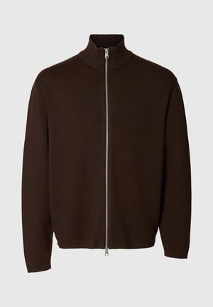Selected, SLMTELLER FN ZIP CARDIGAN NOOS - Kardigán - delicioso