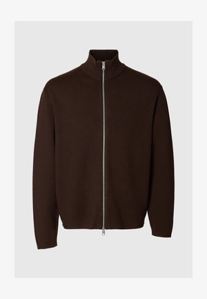 Selected, SLMTELLER FN ZIP CARDIGAN NOOS - Kardigán - delicioso