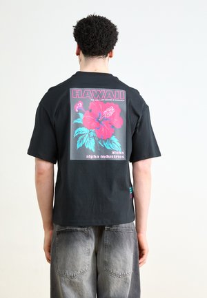 ALOHA  - T-shirt imprimé - black