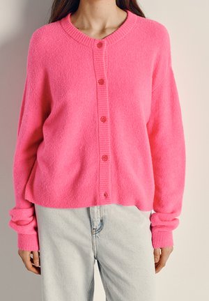 Neuletakki - neon pink