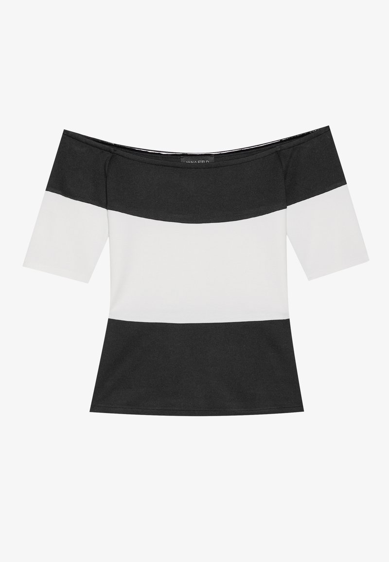 Anna Field T-shirt print zwart