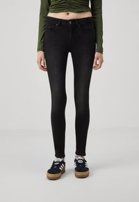 ONLY - ONLBLUSH MID - Jeans Skinny Fit - black denim Thumbnail Image 1