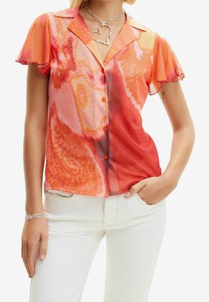 Overhemdblouse - orange