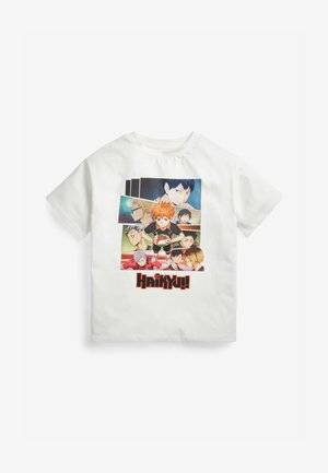 ANIME HAIKYU - T-shirt con stampa - off-white