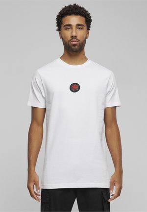 Mister Tee, ROSE PATCH  - Print T-shirt - white
