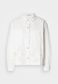 Spijkerjas - offwhite