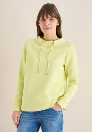 MIT TAPE-DETAIL - T-shirt à manches longues - gelb