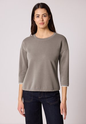 MIT KONTRASTDETAILS - Langarmshirt - braun