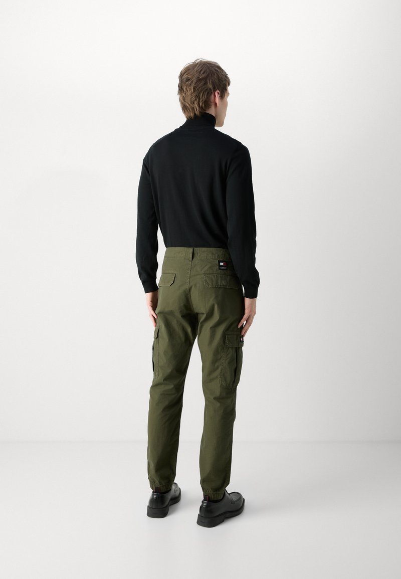 asos green leopard print dress POL Army Green Camouflage Print Denim Cargo Joggers main image 0