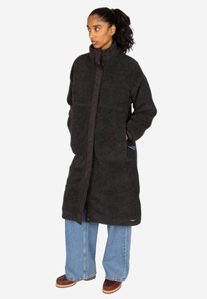 Iriedaily, IRIEDAILY MANTEL FLUFFY TEDDY - Winter coat - black mel