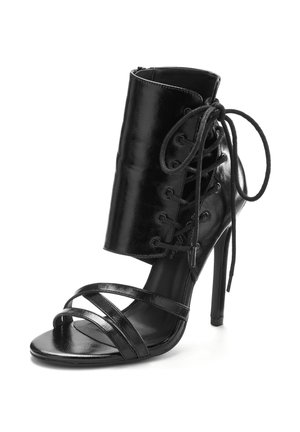 High Heel Sandalette - schwarz