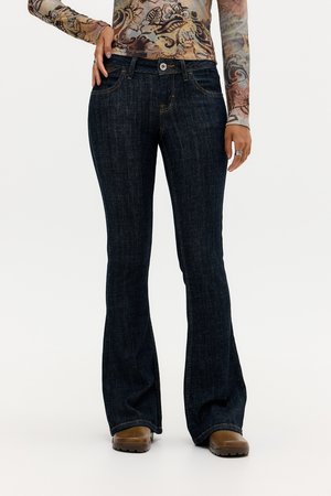 BROOKE FLARE - Blugi evazați - blue rinse