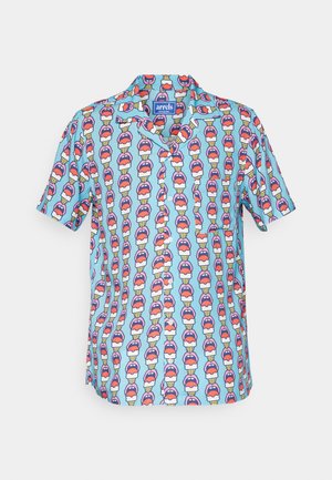 arrels Barcelona CAMP COLLAR SHIRT ECO - Hemd - light blue lick me
