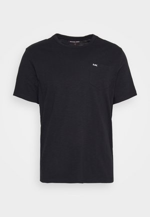 SLUB CREW TEE - T-shirt basic - black