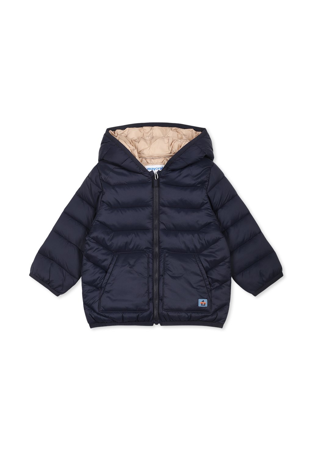 Puffer Coat Mayoral Winterjas Mayoral Winter Coat Navy Girls