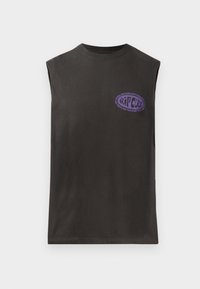 DE OVAL MUSCLE UNISEX - Top - washed black