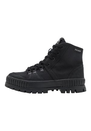 Bottines à lacets - black