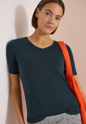 Cecil, T-shirt basique - deep petrol blue