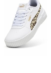 Puma CARINA 2 0 ANIMAL UPDATE - Sneakers basse - white putty gold