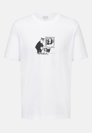 mey, MEY T-SHIRT SERIE MEY X LORIOT MIT PRINT - Nachtwäsche Shirt - weiss