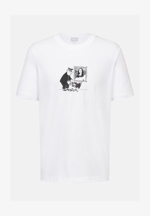 mey, MEY T-SHIRT SERIE MEY X LORIOT MIT PRINT - Nachtwäsche Shirt - weiss