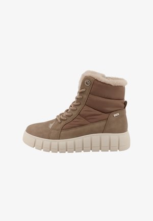TOM TAILOR, STIEFEL - Χειμερινές μπότες - beige