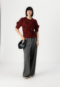 Vero Moda VMVANESSA HIGHNECK - Pullover - syrah