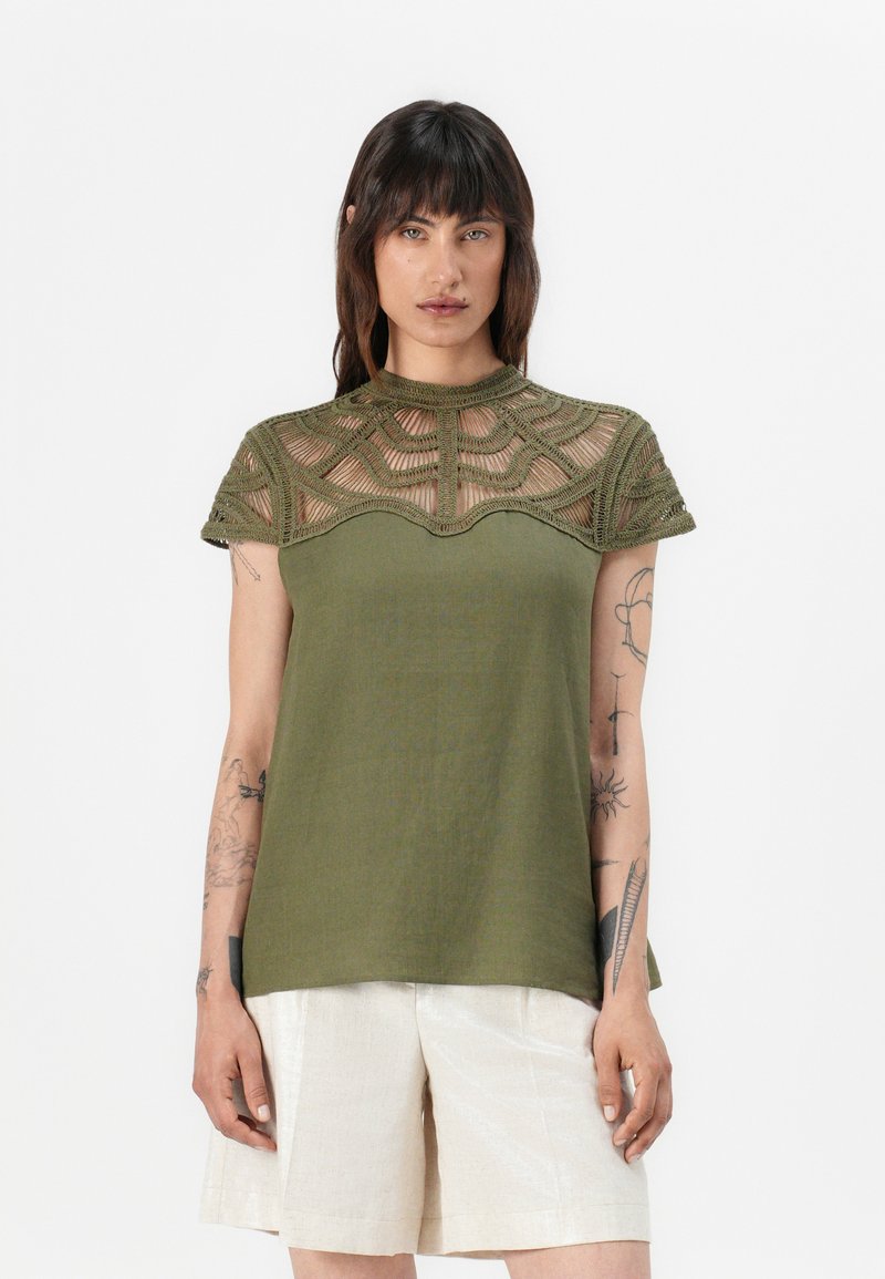 RIANI Blouse olijfgroen