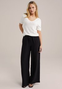 WE Fashion Apdrukāts T-krekls - white