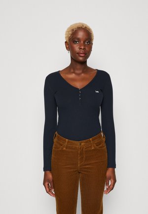 HENLEY - Long sleeved top - unionall black