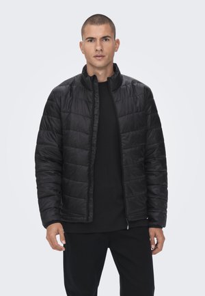 ONSCARVEN QUILTED PUFFER - Übergangsjacke - black