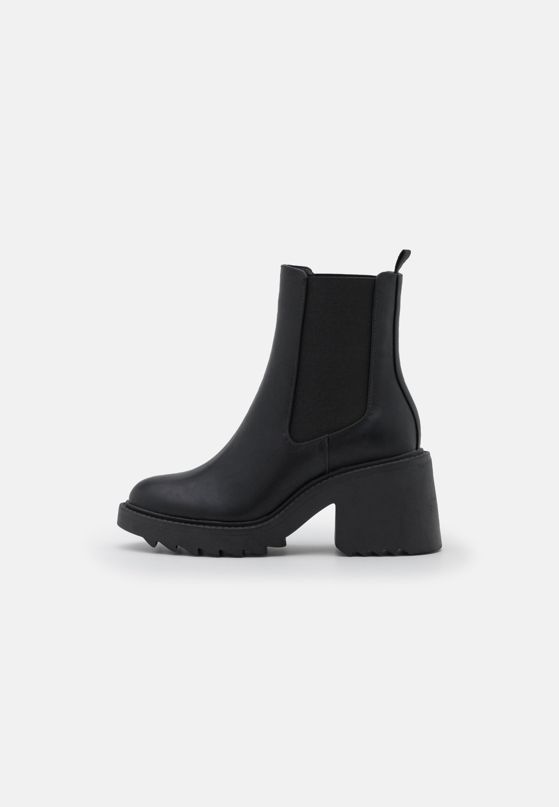 Even\u0026Odd Wide Fit Enkellaarsjes met hoge hak - black/zwart - Zalando.nl