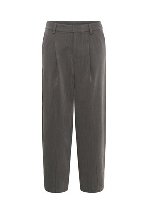Kaffe, KASAKURA CROPPED PANTS - Pantalon classique - dark grey melange